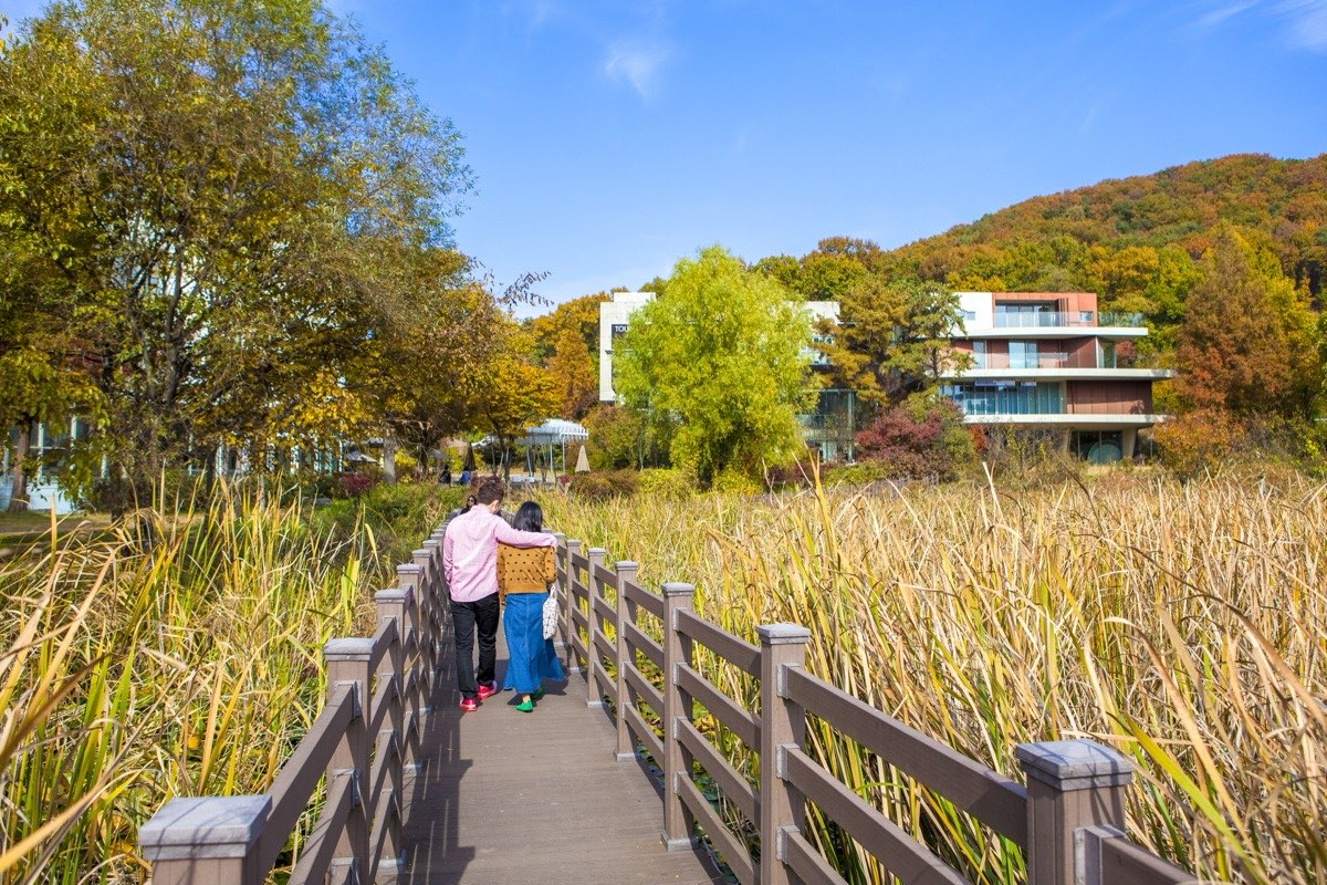 A street in Heyri Art Valley, Paju