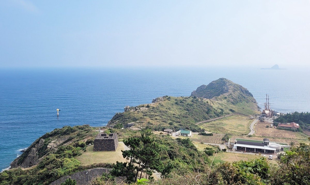 Jeju's volcanic coastline